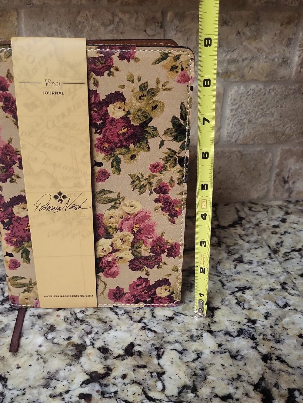 Patricia Nash Antique Rose Vinci Journal